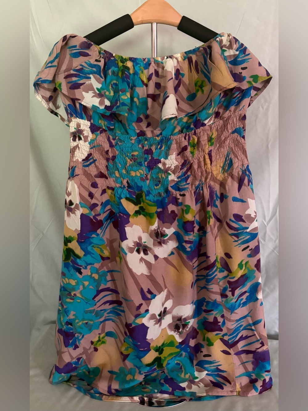 *Summer Sale* Floral Strapless Summer Dress